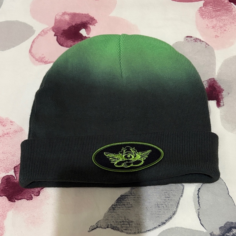 Boys Lie Gradient Green and Black Beanie